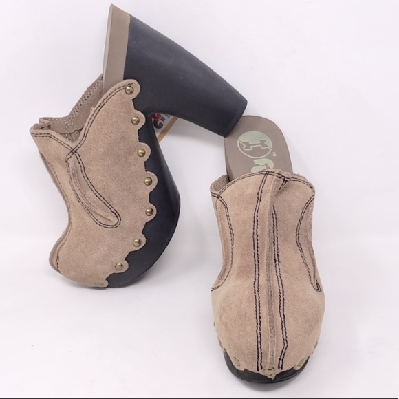🆕Size 6.5-SEXY & STYLISH! Flogg Diana Suede Clogs - Picture 6 of 8